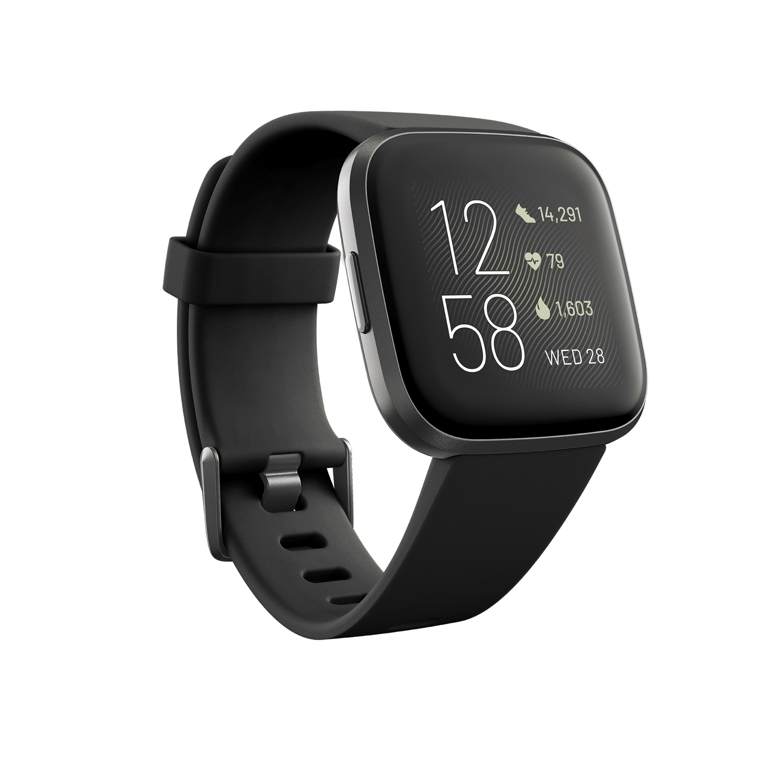 Fitbit Versa 2 (Black/Carbon Aluminium)
