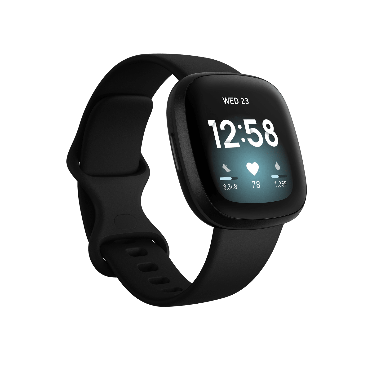 Fitbit Versa 3 (Black/Black Aluminium)